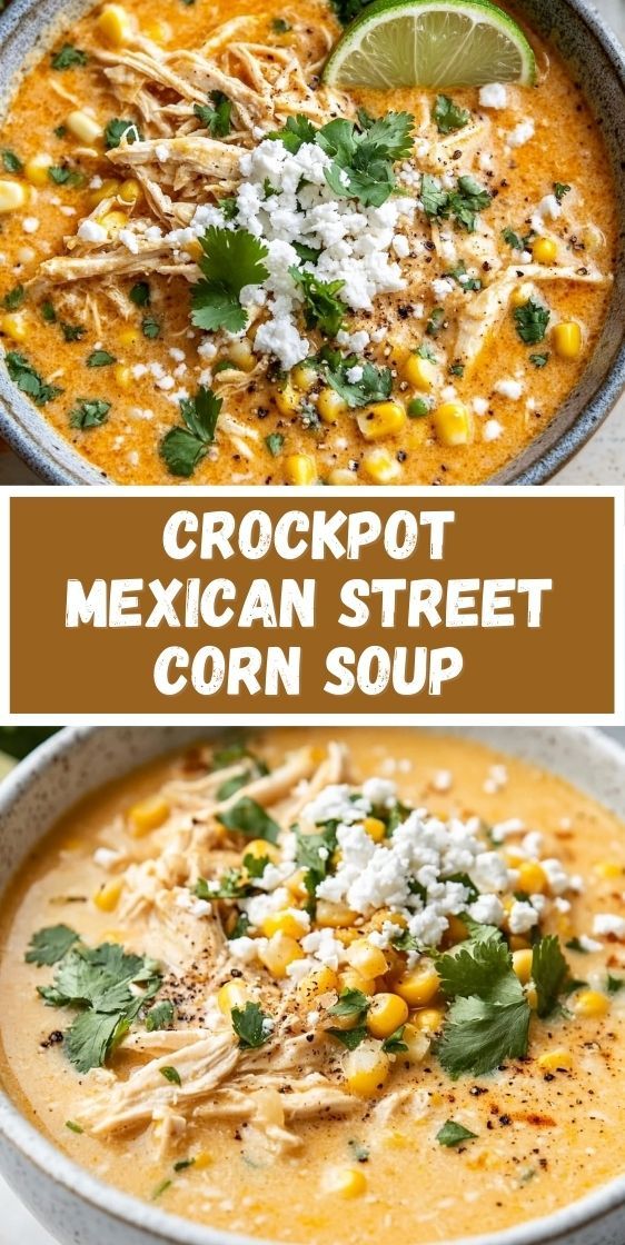 Mexican Street Corn Soup Crockpot Recipe for Cozy Nights