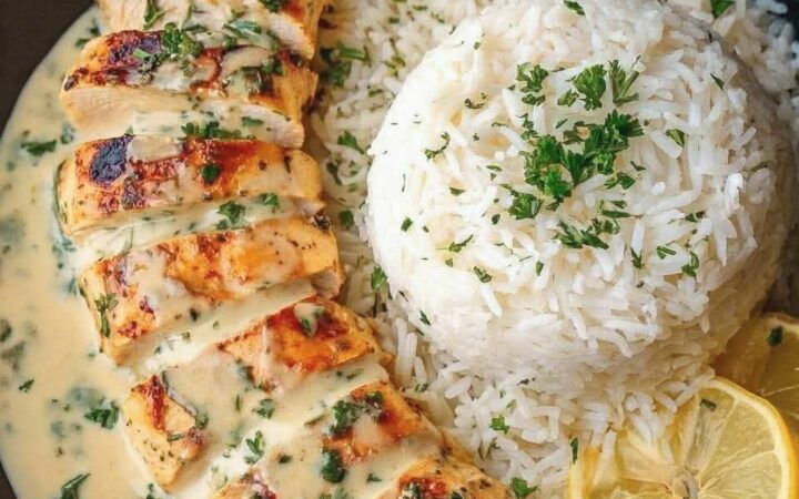 lemon chicken and rice recipe