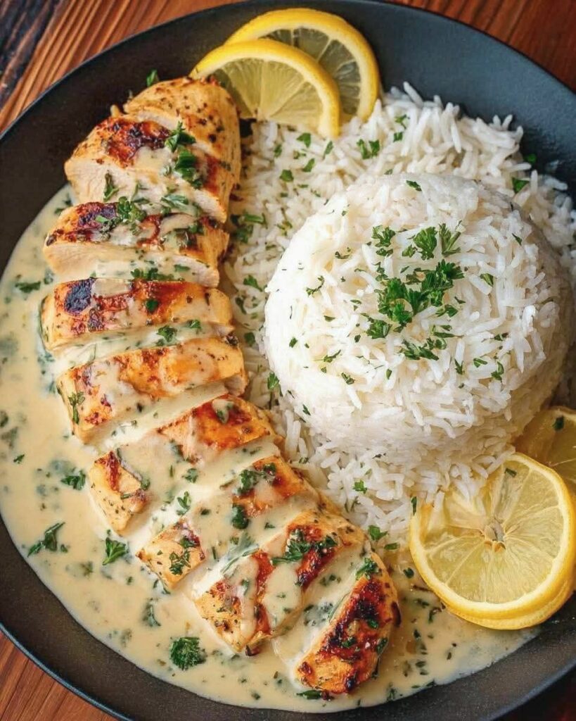 lemon chicken and rice recipe