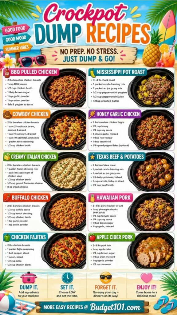 dump and go crock pot chicken and rice
