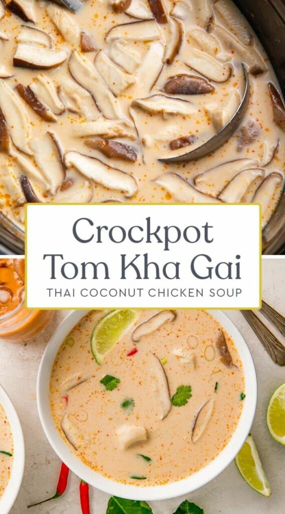 slow cooker tom kha soup